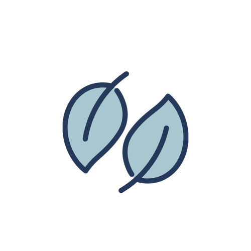 illustration of a blue human eye with robotic element and stylized outline representing implantable contact lens
